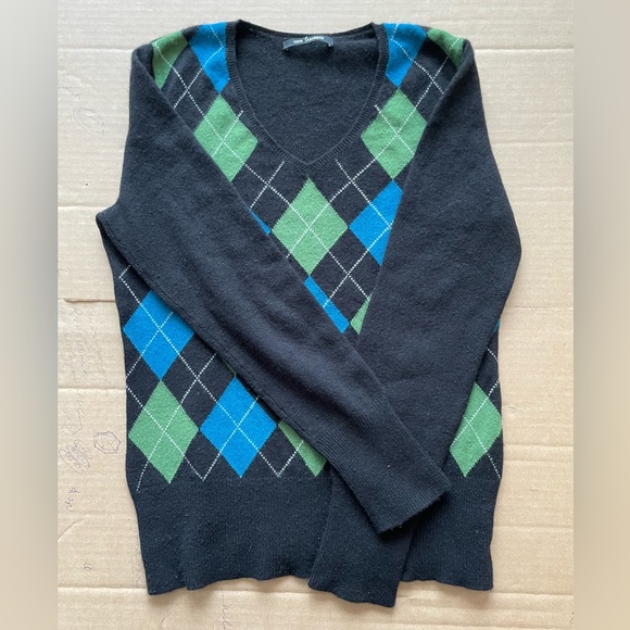 Argyle Cashmere Sweater - Picture 2 of 3
